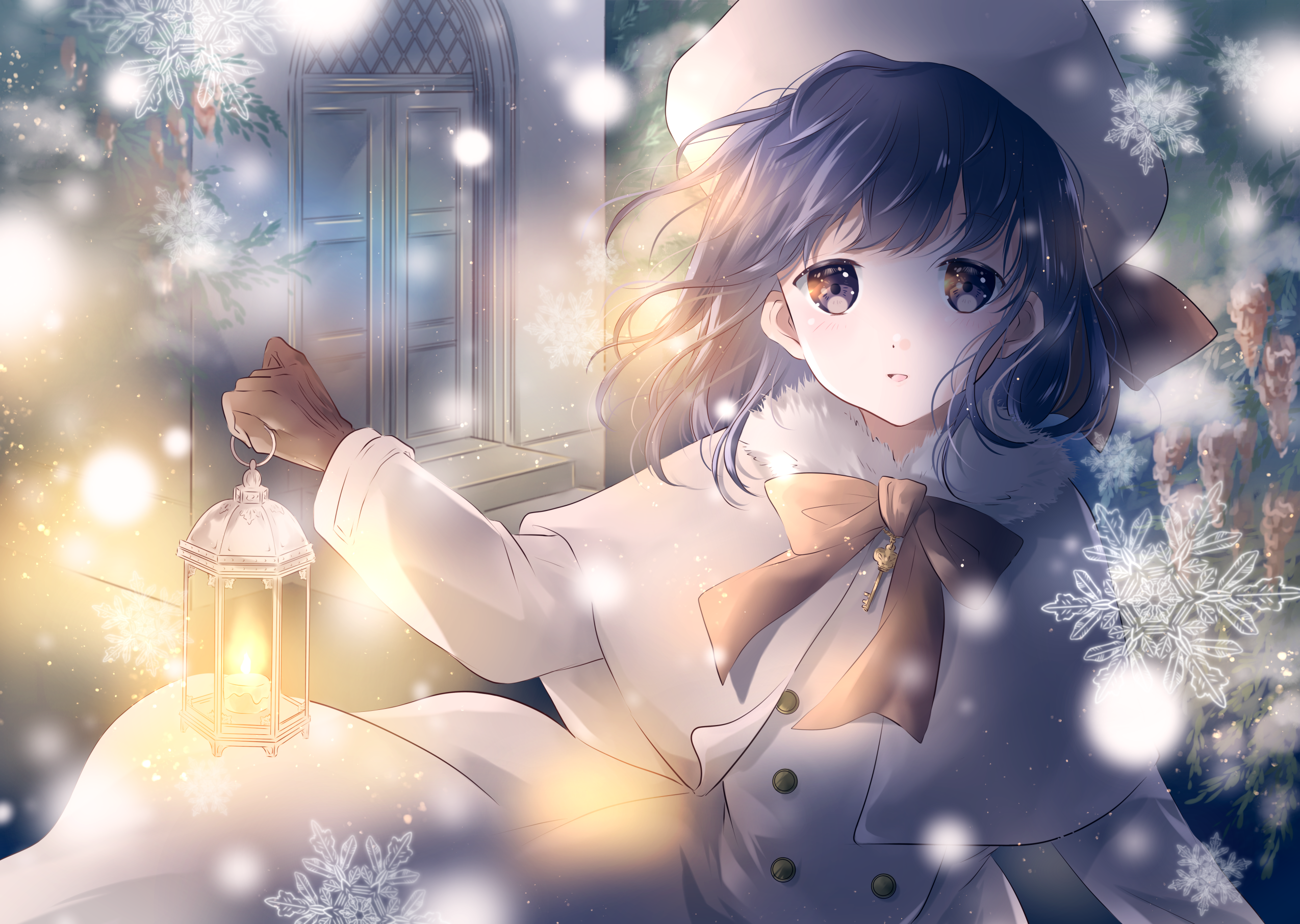 Girl with lamp